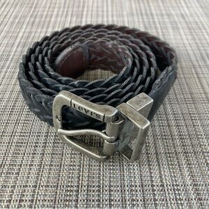 Levi’s Braided Genuine Leather Belt Size XL 34/36 unisex